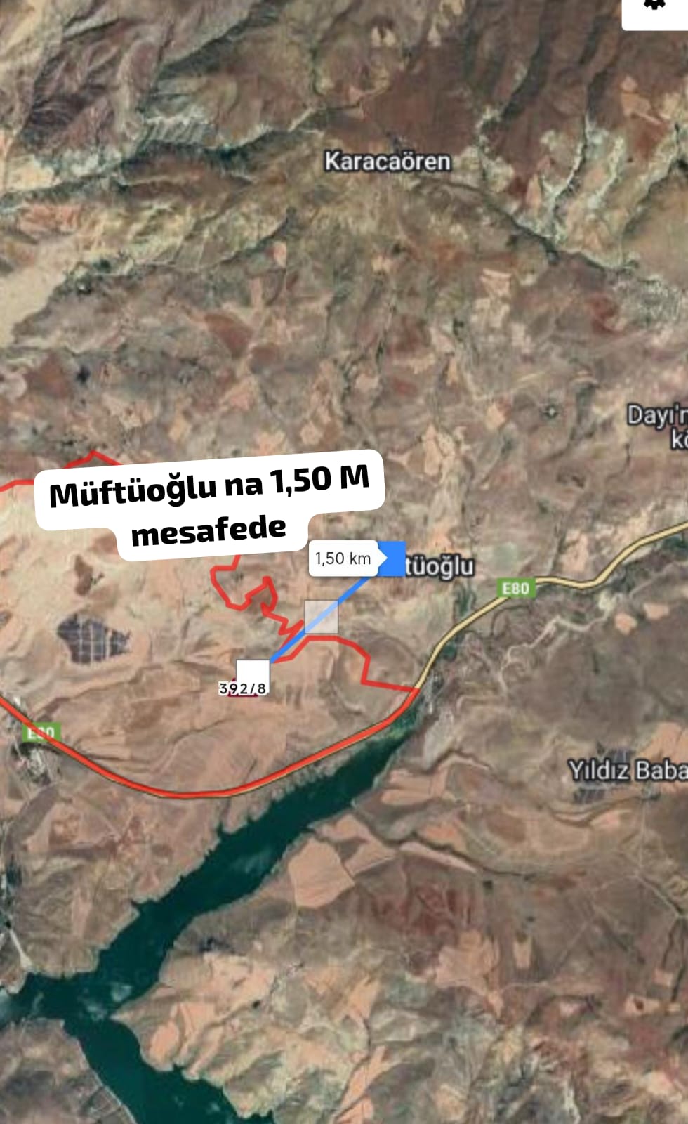 Erzincan - Erzurum karayoluna yakın 160 dönüm tarla 25.496M² - ERZİNCAN TERCAN fotoğraf 4